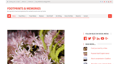 Desktop Screenshot of footprintsandmemories.com